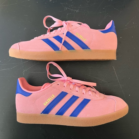 Adidas Gazelle Semi Pink Spark / Lucid Blue / Gum - Picture 2 of 5